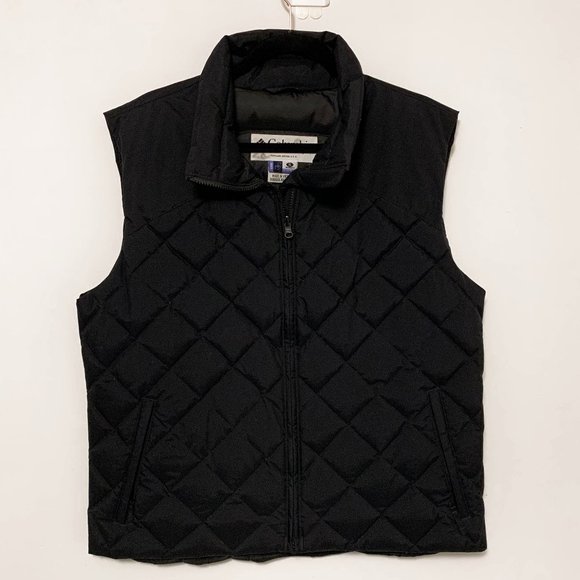 Columbia Sportswear Interchange Black Down Vest - Picture 1 of 5